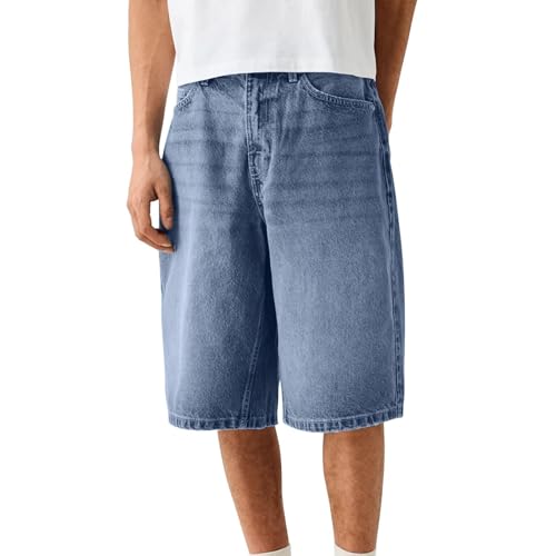 Y2k Jorts für Damen und Herren – Unisex Wash Baggy Jorts Jean Shorts Lange Jorts Denim Shorts, Lässige Streetwear Y2k Jorts für Damen und Herren – Unisex Wash Baggy Jorts Jean Shorts Lange Jorts Denim Shorts, Lässige Streetwear von Generisch