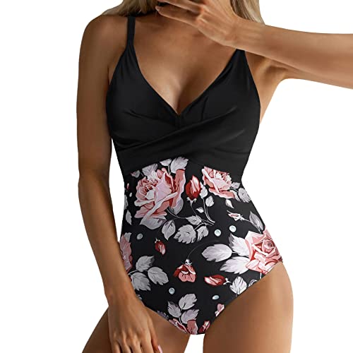 b damen schwarz b mit shaping effekt bikini damen set sexy schwarzes korsett b damen modern b 152 mädchen bandeau bikini damen push up oberteil bikini damen bauchweg curvy 1-Schwarz XL 23.99 von Generisch