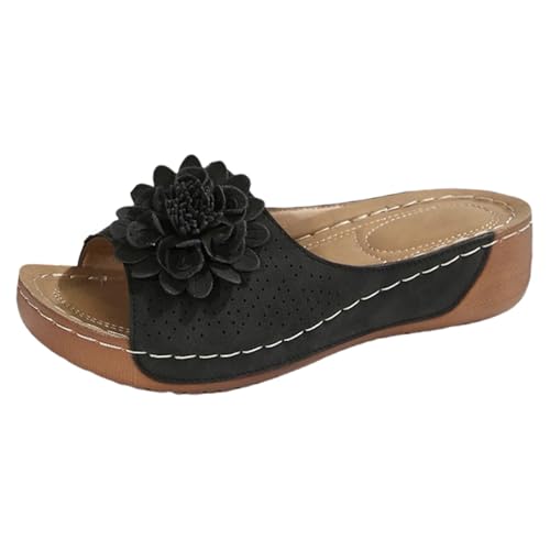 bequeme sandalen Zehentrenner Sandalen Damen Dirndl Schuhe Damen Schwarz Women'S Retro Sandals Spring Summer And Autumn New Wedge Heel Open Toe Outdoor Thick Casual Sandals Bequeme Schwarz 41 bequeme sandalen Zehentrenner Sandalen Damen Dirndl Schuhe Damen Schwarz Women'S Retro Sandals Spring Summer And Autumn New Wedge Heel Open Toe Outdoor Thick Casual Sandals Bequeme Schwarz 41 von Generisch