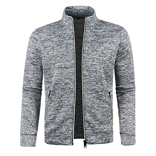 Sweatjacke Herren Kapuze Mit Reissverschluss Sportjacke Jacke Klassisch Stehkragen Trainingsjacke Strickjacke Mit Taschen Laufjacke Freizeitjacke Leichte Softshelljacke Sweatjacke Herren Kapuze Mit Reissverschluss Sportjacke Jacke Klassisch Stehkragen Trainingsjacke Strickjacke Mit Taschen Laufjacke Freizeitjacke Leichte Softshelljacke von Generisch