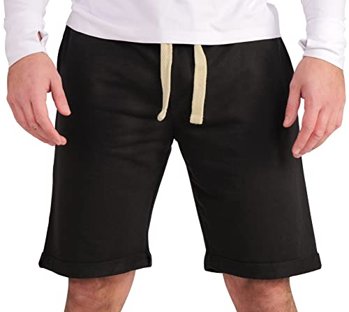 Gennadi Hoppe Herren Shorts - Leichter Baumwoll Sommer Shorty, H8191 schw M von Gennadi Hoppe