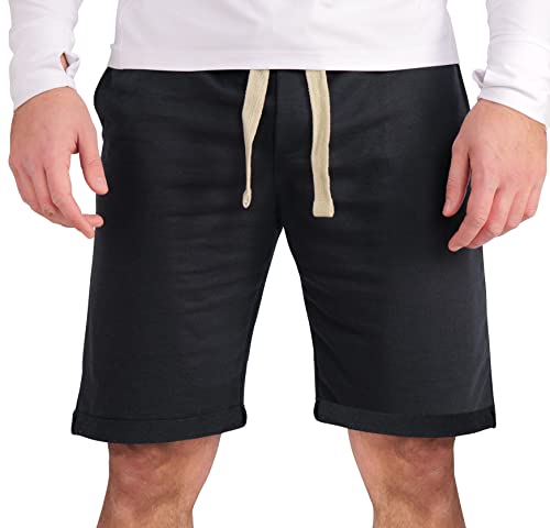 Gennadi Hoppe Herren Shorts - Leichter Baumwoll Sommer Shorty, H8198 blau XL von Gennadi Hoppe