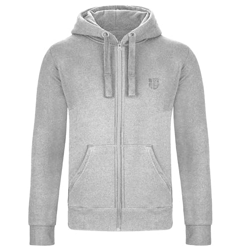 Gennadi Hoppe Herren Trainingsjacke Kapuzenjacke Joggingjacke H6400 h-grau S von Gennadi Hoppe