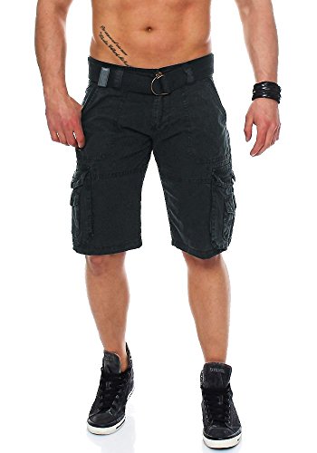 81D2 Geographical Norway Parachute Herren Cargo Shorts Bermuda Navy S von Geographical Norway