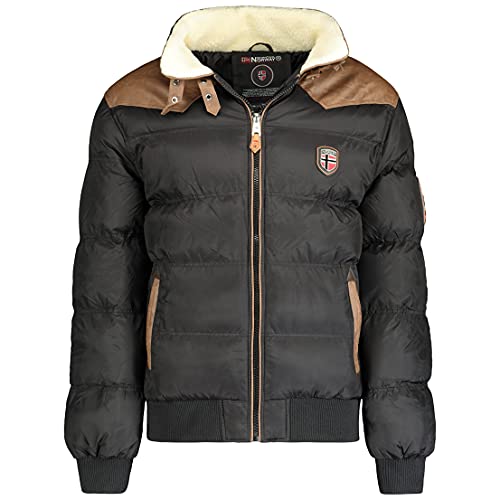 Geographical Norway ABRAMOVITCH Herren Jacke, Federn, Schwarz XXL von Geographical Norway