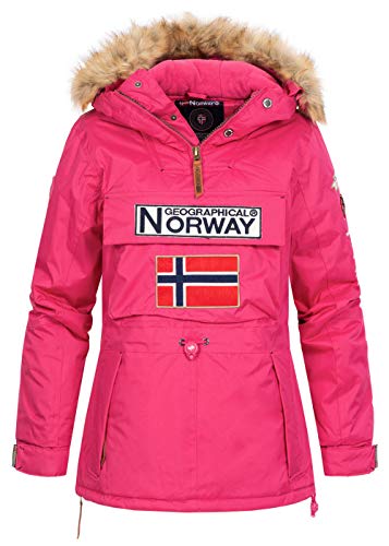 Geographical Norway Damen Boomera Jacke, Fucsia, 38 von Geographical Norway