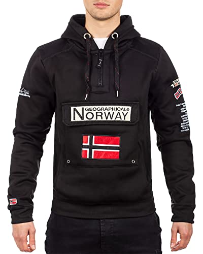 Geographical Norway Herren Pullover Gymclass Black M von Geographical Norway