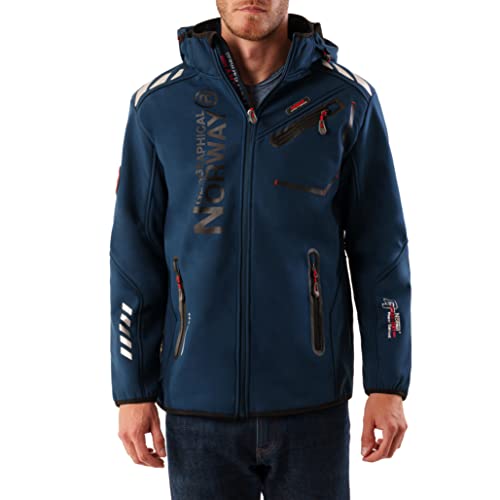 Geographical Norway Herren Softshelljacke Royaute navy/black L von Geographical Norway