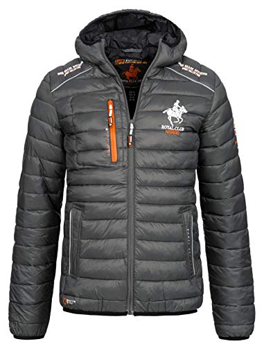 Geographical Norway Herren Steppjacke Brick Herrenjacke mit Kapuze dark grey XXL Geographical Norway Herren Steppjacke Brick Herrenjacke mit Kapuze dark grey XXL von Geographical Norway