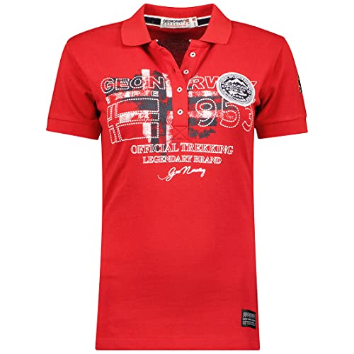 Geographical Norway Damen Kerry Lady Polo Shirt, Rot, Large von Geographical Norway