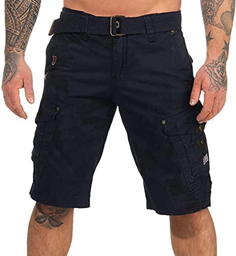 Geographical Norway Peanut Bell Men - Herren-Shorts/Bermuda - Baumwoll-Cargo-Hose, ideal für den Sommer - hochwertige Shorts und Bermudas (as3, Alpha, m, Regular, Regular) von Geographical Norway