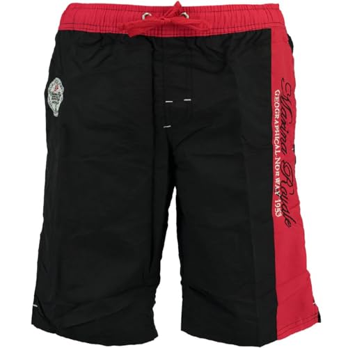 Geographical Norway Quannee Badehose für Herren SQ443H-GN-Schwarz-L, Schwarz von Geographical Norway