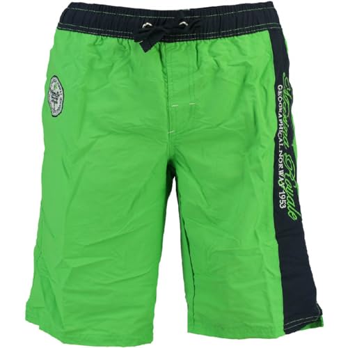 Geographical Norway Badehose für Herren, Quanne, Türkis, Badeshorts für den Pool, grün, L von Geographical Norway