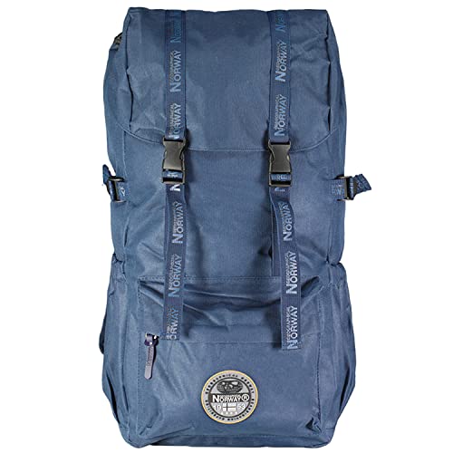 Geographical Norway Rucksack für Damen und Herren, leichter und strapazierfähiger Rucksack für Reisen, Wandern, Arbeit, Freizeit, Schule, Rucksack, langlebig und bequem, marine, One size von Geographical Norway