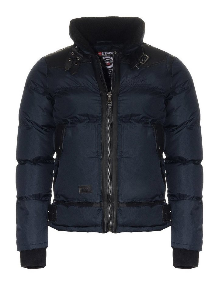 Geographical Norway Steppjacke Herren Winterjacke Bikerjacke mit hochschließenden Kragen Geographical Norway Steppjacke Herren Winterjacke Bikerjacke mit hochschließenden Kragen von Geographical Norway