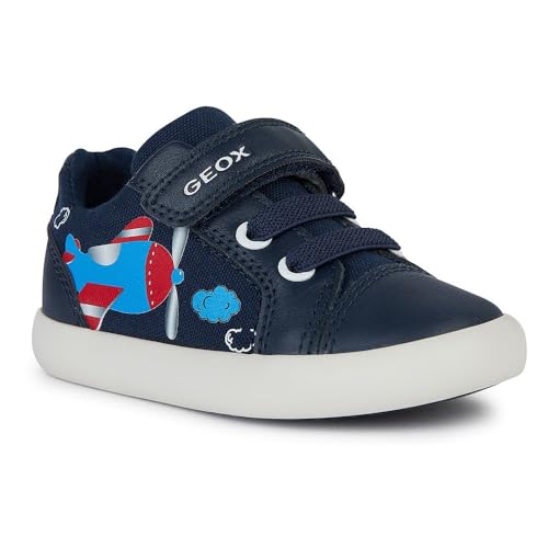 Geox B GISLI Boy C Sneaker, Navy/RED, 26 EU von Geox