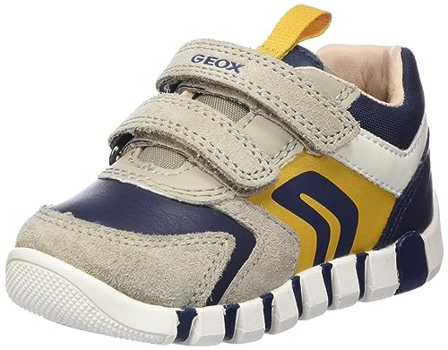 Geox B IUPIDOO Boy D Sneaker, Sand/Navy, 26 EU von Geox