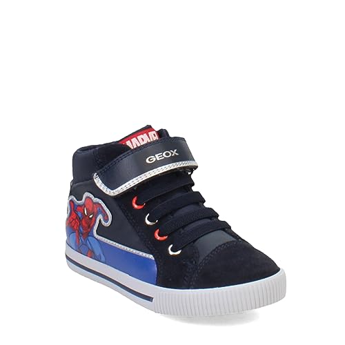 Geox B Kilwi Boy D Sneaker, Navy/ROYAL, 24 EU von Geox