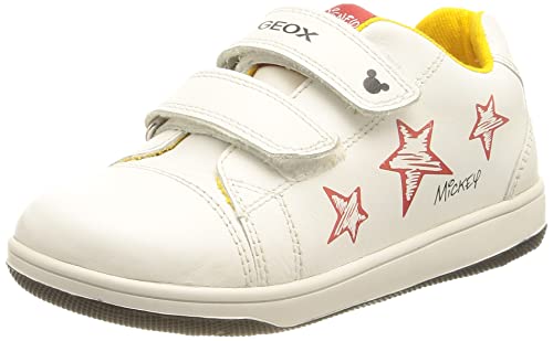 Geox Baby - Jungen B New Flick Boy Sneakers, White Black, 26 EU von Geox