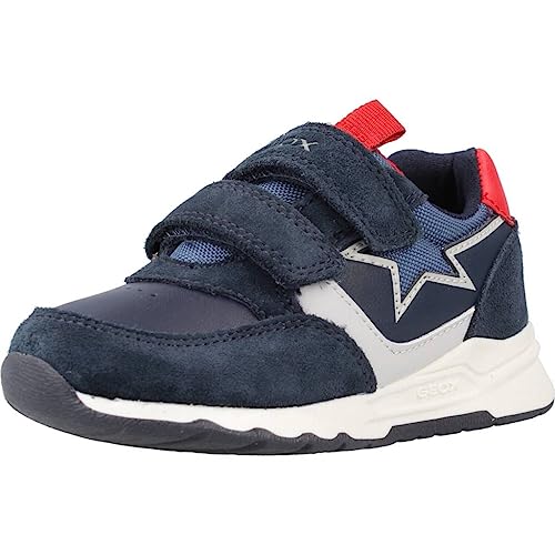 Geox B PYRIP Boy B Sneaker, Navy/RED, 23 EU von Geox