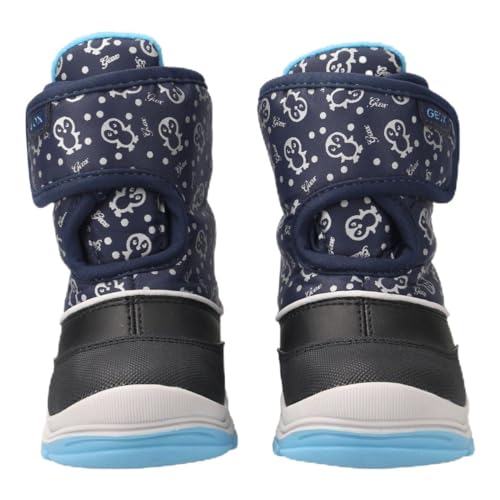 Geox Baby-Mädchen B FLANFIL Girl B ABX Ankle Boot, Navy/Turquoise, 22 EU von Geox