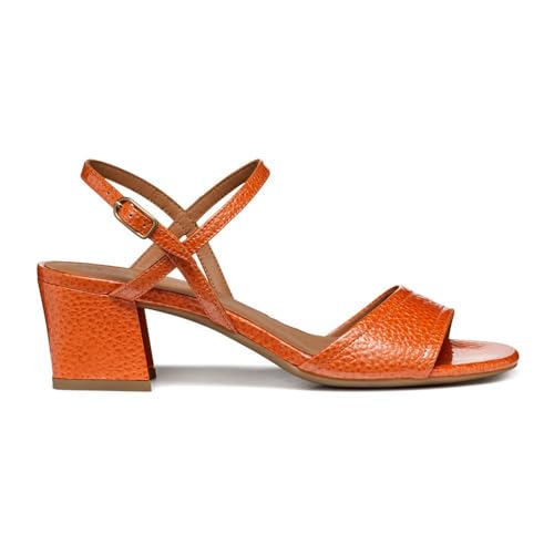 Geox D New ERAKLIA 50 Heeled Sandal, ORANGE, 39.5 EU von Geox