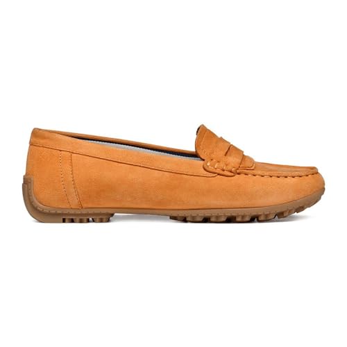 Geox Damen D KOSMOPOLIS + Grip Moccasin, ORANGE, 36 EU von Geox