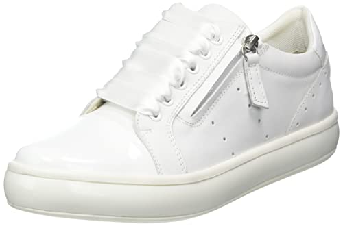 Geox D LEELU' Sneaker, White/Silver, 39 EU von Geox