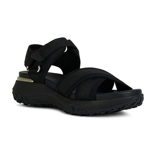 Geox Damen D SORAPIS + Grip A Sport Sandal, Black, 37 EU von Geox