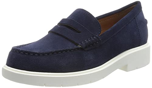 Geox Mädchen D Spherica Ec1 Moccasin, Navy, 36.5 EU von Geox