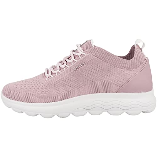 Geox Damen D Spherica Sneakers, Pink, 35 EU von Geox