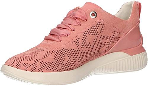 Geox Damen D THERAGON C Sneaker, Pink (Coral C7008) von Geox