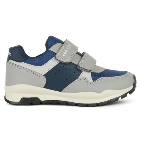 Geox Herren J Pavel A Sneaker, Grey/Navy, 37 EU von Geox