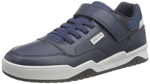 Geox Herren J Perth Boy E Sneaker, Navy/LT Grey, 37 EU von Geox