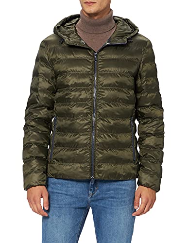 Geox Herren M Dennie I Parka, Forest Night, 56 von Geox