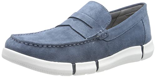 Geox Herren U ADACTER M Moccasin, Jeans, 45 EU von Geox