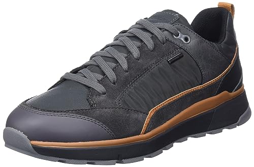 Geox Herren U DOLOMIA B ABX A Sneaker, Graphite/Ochre, 44 EU von Geox