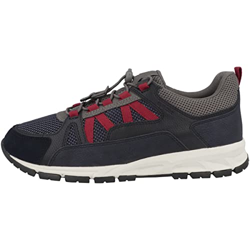 Geox Herren U Delray Sneaker, Navy/Grey, 42 EU von Geox