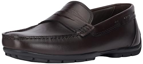 Geox Herren U Moner W 2FIT D Moccasin, Coffee, 44 EU von Geox