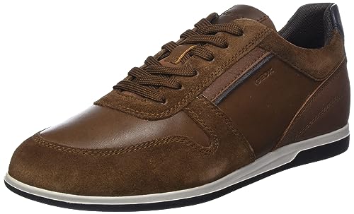 Geox Herren U Renan A Sneaker, BROWNCOTTO, 39 EU von Geox