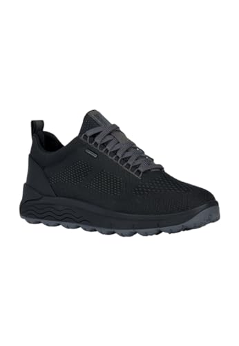 Geox Herren U SPHERICA 4X4 B ABX Sneaker, Black/Graphite, 46 EU von Geox