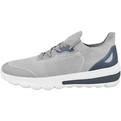 Geox Herren U SPHERICA ACTIF Sneaker, LT Grey, 43 EU von Geox