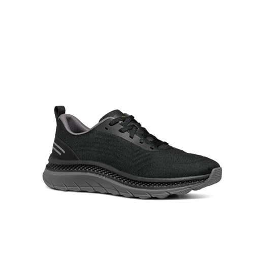 Geox Herren U SPHERICA ACTIF X A Sneaker, Black/Graphite, 43 EU von Geox