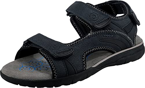 Geox Herren U Spherica Ec5 Sandalen, Navy, 45 EU von Geox