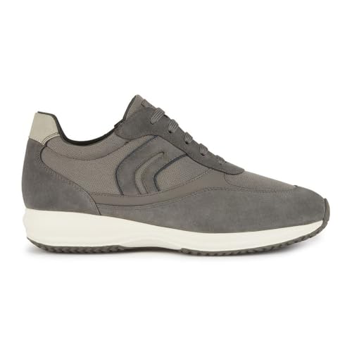 Geox Herren Uomo Happy A Sneaker, DK Stone, 44 EU von Geox