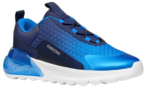 Geox J ACTIVART ILLUMINUS Sneaker, Navy/Sky, 24 EU von Geox