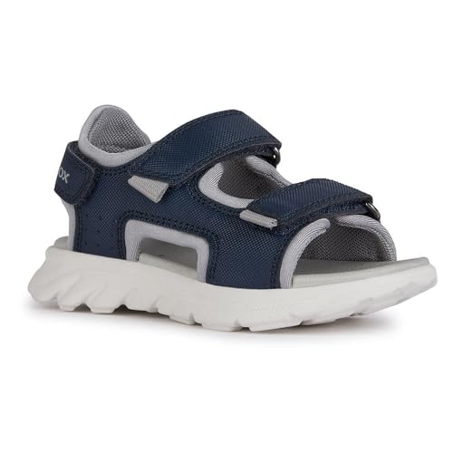 Geox J AIRADYUM BO Sandal, Navy/Grey, 24 EU von Geox