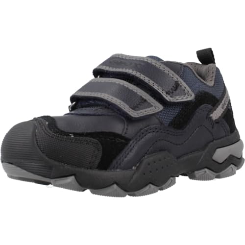 Geox J BULLER Boy A Sneaker, Navy/Grey, 29 EU von Geox