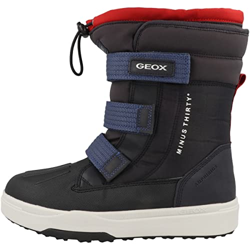 Geox Jungen J Bunshee Pg Boy B A Stiefel, Navy Red, 31 EU von Geox