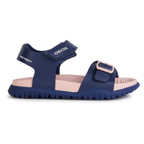 Geox Damen J FUSBETTO GI Sandal, Navy/PINK, 38 EU von Geox